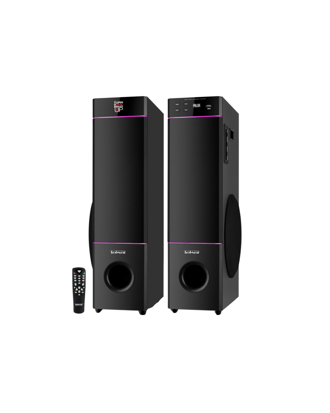 TKI-7474 Multimedia Tower Speakers Takai World